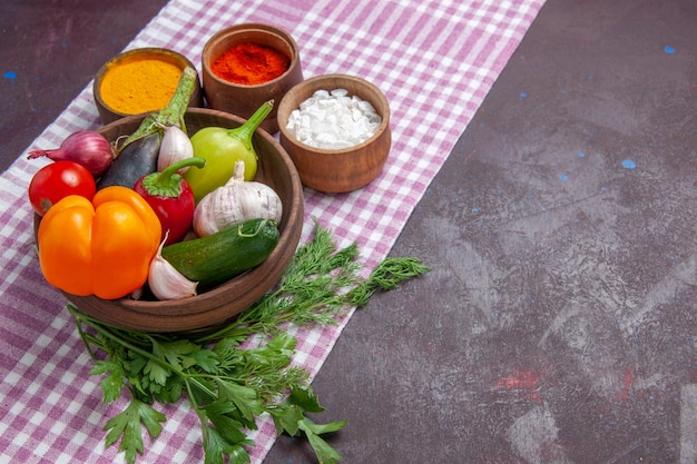 Składniki do gotowania na stole